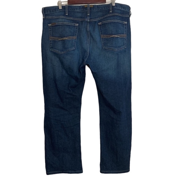 Ariat Jeans Mens 40 x 29 Blue M5 Straight Fit Leg Legacy Workwear HEMMED - Picture 2 of 14